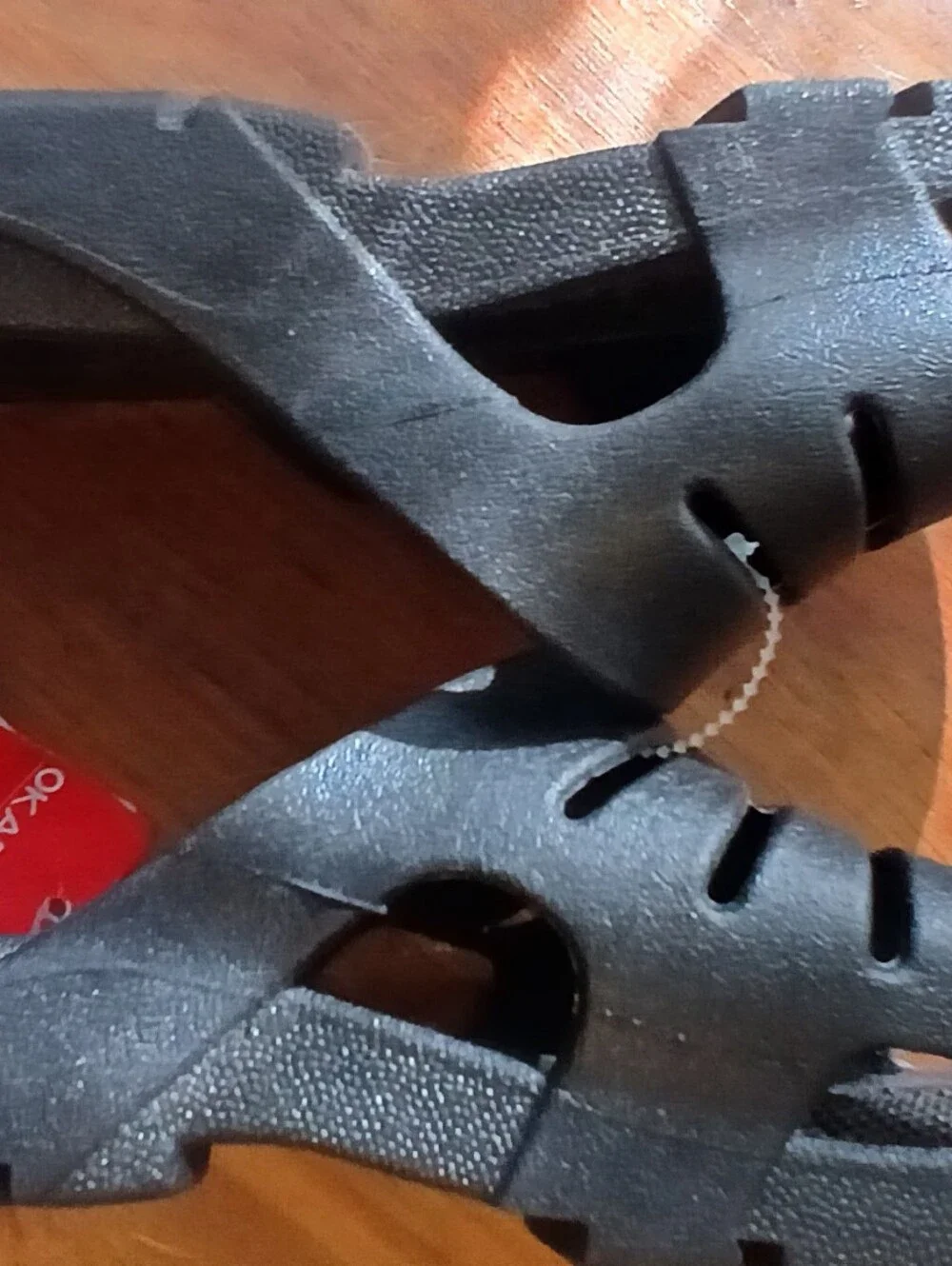 Men's Black OKABASHI Eurosport Slide Sandals.  Size LL. (9-10) NWT